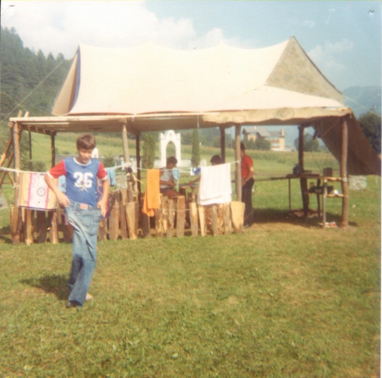 1981 campo poschiavo prima tenda palafittata r